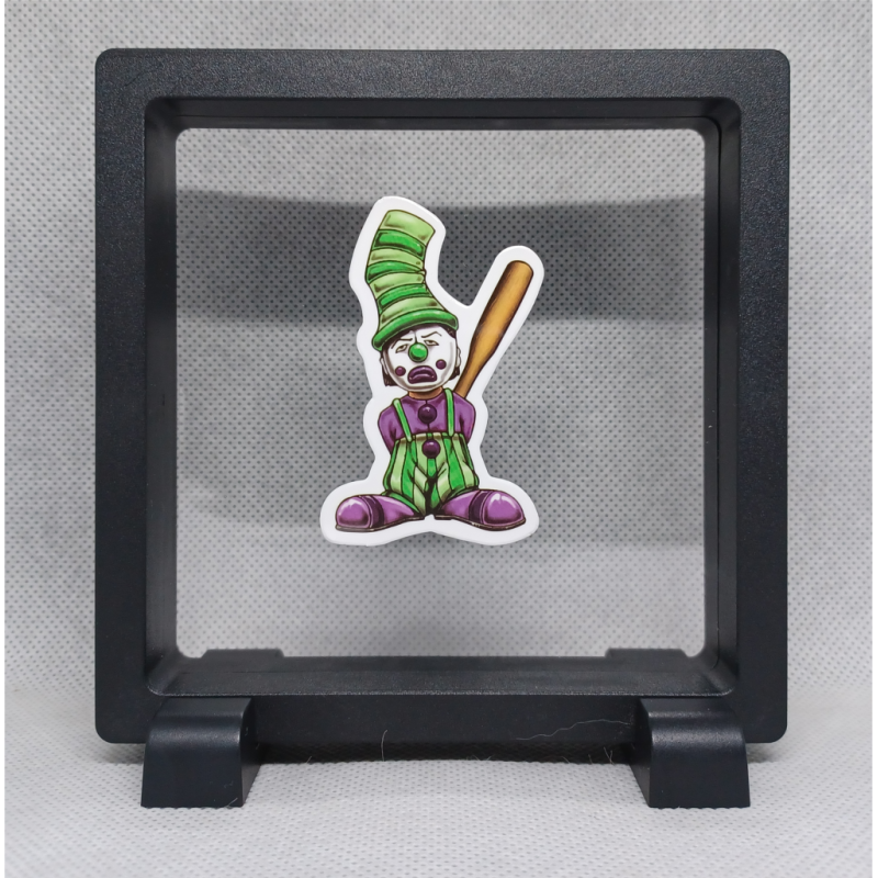 Joker Knuppel - Vierkante zwarte display 11x11 met homies sticker