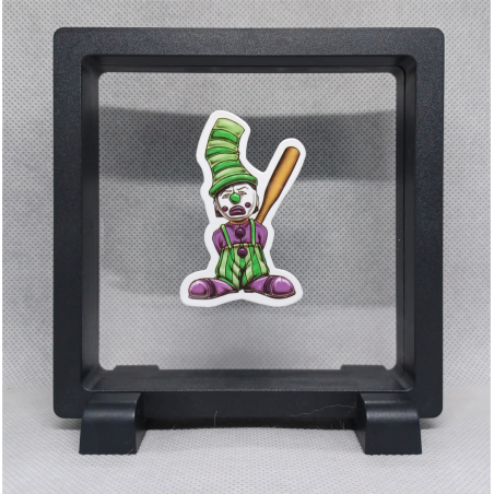 Joker Knuppel - Vierkante zwarte display 11x11 met homies sticker