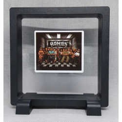 Homies Club Huis - Vierkante zwarte display 11x11 met homies sticker