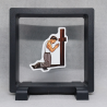 Holy Homie - Vierkante zwarte display 11x11 met homies sticker