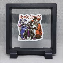 Homie Clowns - Vierkante zwarte display 11x11 met homies sticker