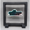 Pick Up Truck - Vierkante zwarte display 11x11 met neon sticker