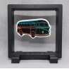 Bus - Vierkante zwarte display 11x11 met neon sticker