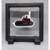 Submarine - Vierkante zwarte display 11x11 met neon sticker