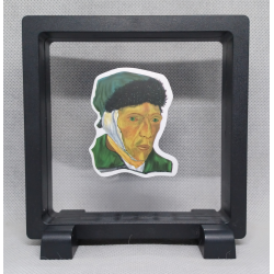 Van Gogh - Vierkante Zwarte Display 11x11 met museum sticker