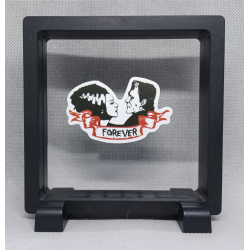 Forever - Vierkante Zwarte Display 11x11 met Frankenstein sticker