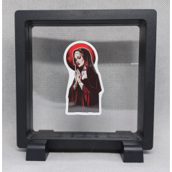 Dark Prayer - Vierkante Zwarte Display 11x11 met nacht sticker