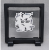 Hip Hop Dance - Vierkante Zwarte Display 11x11 met dans sticker