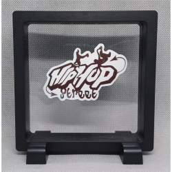 Hip Hop Street - Vierkante Zwarte Display 11x11 met dans sticker